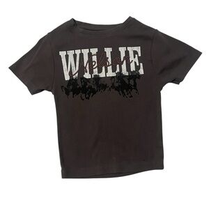 Willie Nelson 2XS Country Music T-Shirt Black Official Merchandise